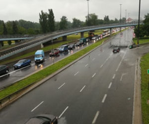 Gigantyczna ulewa w Warszawie