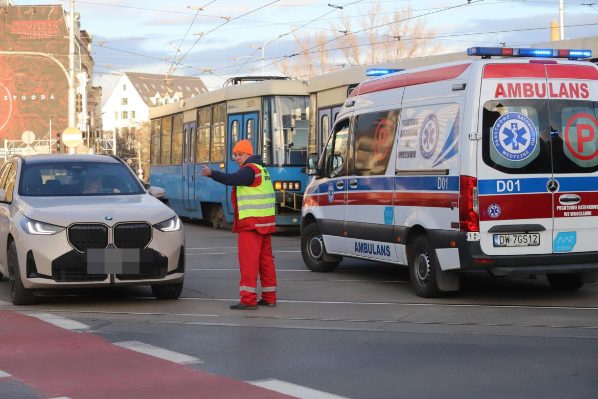 Zderzenie tramwajów we Wrocławiu. Miasto stanęło w korkach