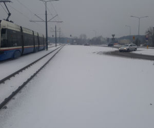 W Bydgoszczy znów prószy śnieg