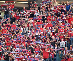 Wisła Kraków - Wrexham. Kibice