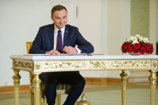 Prezydent Andrzej Duda