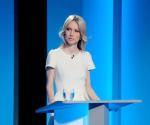 Magdalena Ogórek. Zobacz jak ubrała się na debatę!