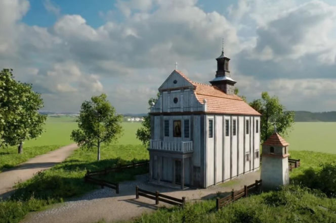 Makieta Zakrzówka - model kościoła