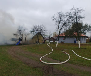 Wielki pożar domu w Podstolicach