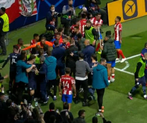 Zadyma podczas meczu Atletico - Manchester City