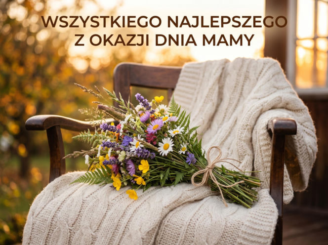 Kartka z życzeniami na Dzień Mamy