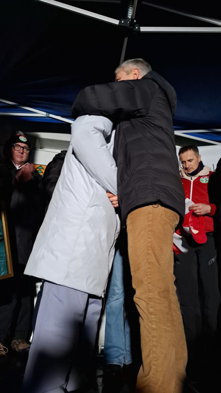 Powitanie Kacpra Tomasiaka w Bystrej 18.02.2026