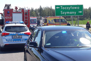 Podlaskie: Wypadek na DK 61. Jeden z kierowców nie żyje