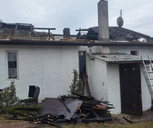 Jako strażak ratował życie i dorobek innych. Teraz ogień zniszczył jego dom