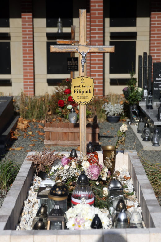 Grób Janusza Filipiaka