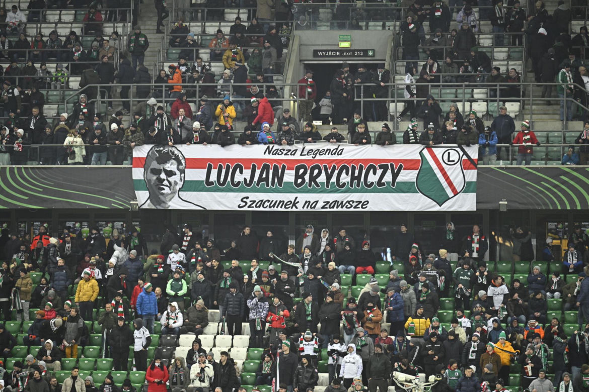 Legia - Lugano pożegnanie Brychczego