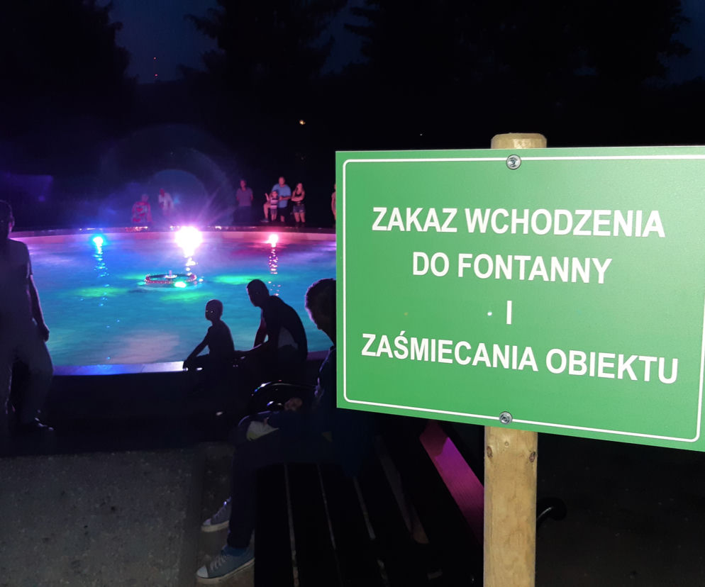 Fontanna w Parku Sanguszków