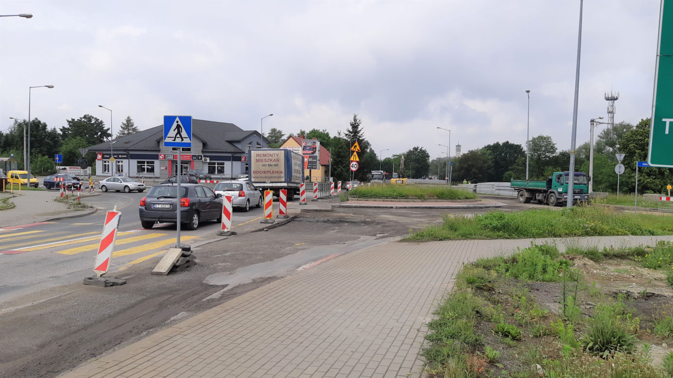 Remont ronda Lwowska - Okrężna