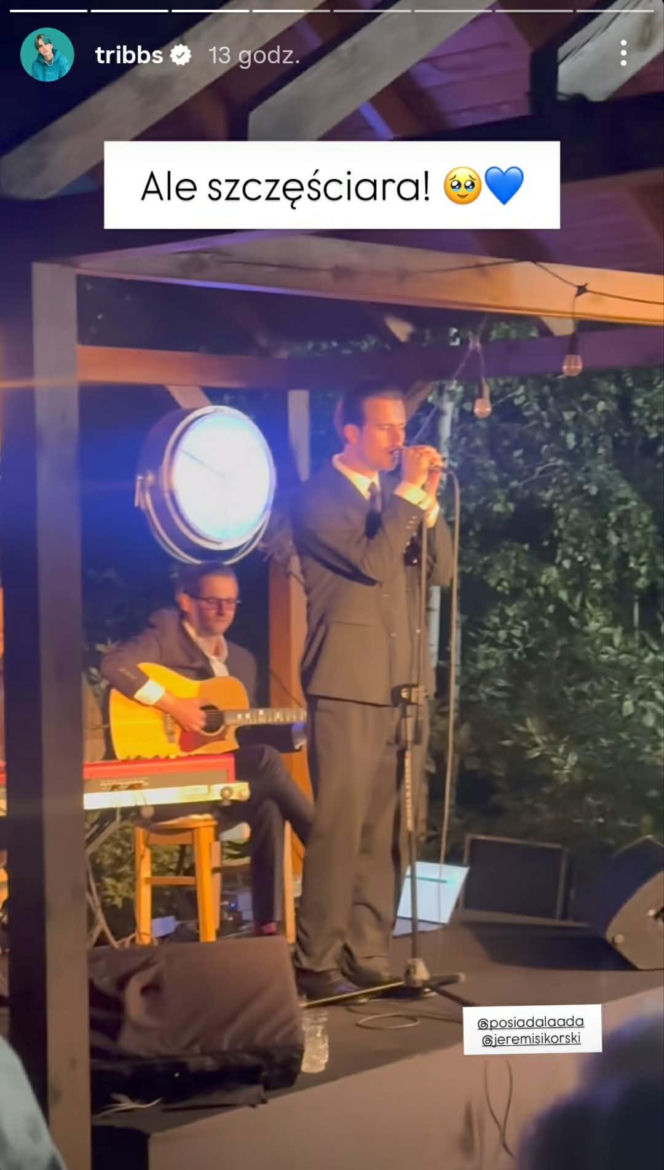 Jeremi Sikorski wziął ślub z uczestniczką "Top Model" i zaśpiewał na własnym weselu! Ładna z nich para?