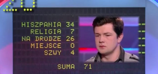 Familiada: najcieplejsze państwa w Europie. Komiczny finał jednego z odcinków 