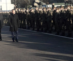 Słupsk. Mariusz Błaszczak na zaprzysiężeniu nowych Terytorialsów 