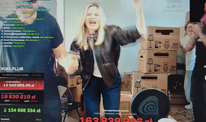 Małgorzata Kożuchowska u Łatwoganga