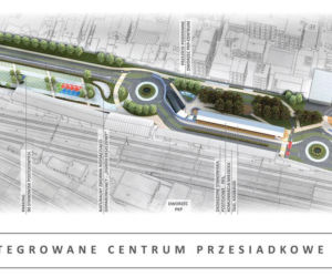 Centrum przesiadkowe przy Towarowej - wizualizacje