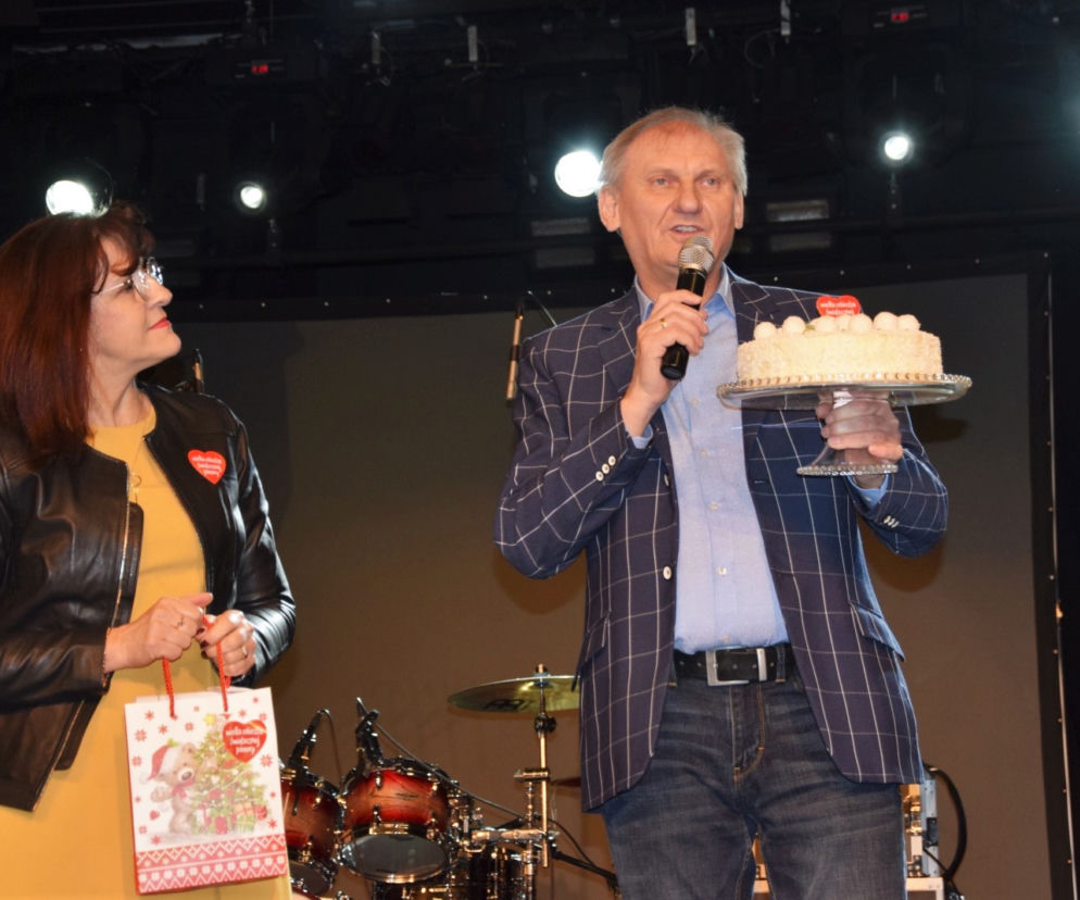 Gmina Iława na iławskim finale WOŚP. Zobacz za ile tym razem zlicytowano tort!