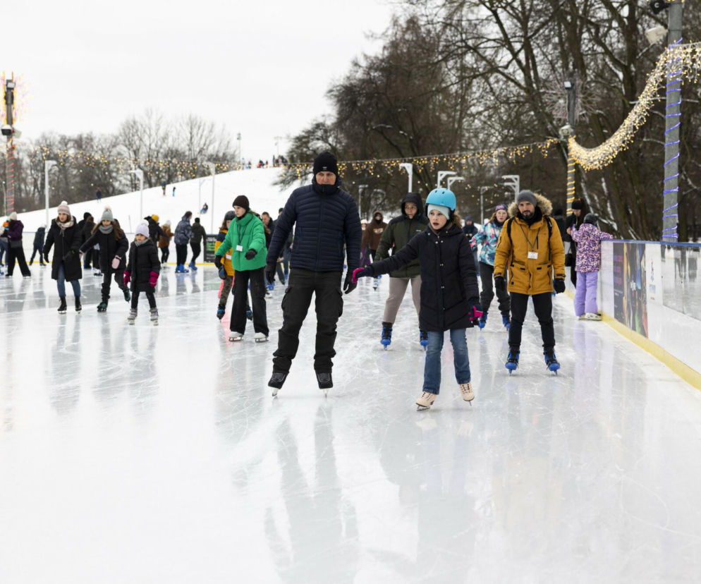 Lodowisko w Parku Jordana w Krakowie