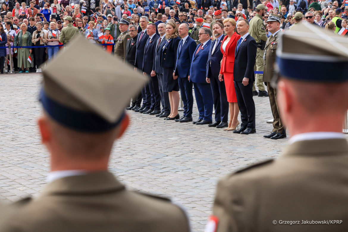 Agata Duda na Święcie Flagi