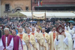 Centralna procesja Bożego Ciała w Warszawie 2026
