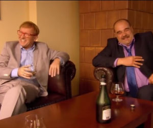 Ranczo 9 sezon odc. 116. Czerepach (Artur Barciś), senator Kozioł (Cezary Żak)