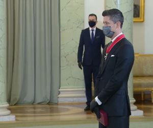 Robert Lewandowski otrzymał order od Andrzeja Dudy