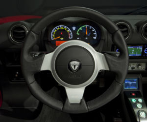 Tesla Roadster - wnętrze samochodu