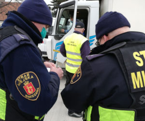 Kontrole ciężarówek w Warszawie