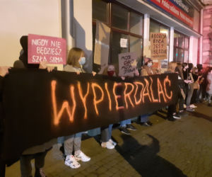 Protest kobiet w Przemyślu 