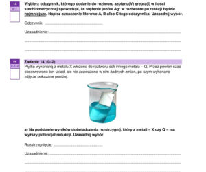 Matura próbna 2026 - chemia