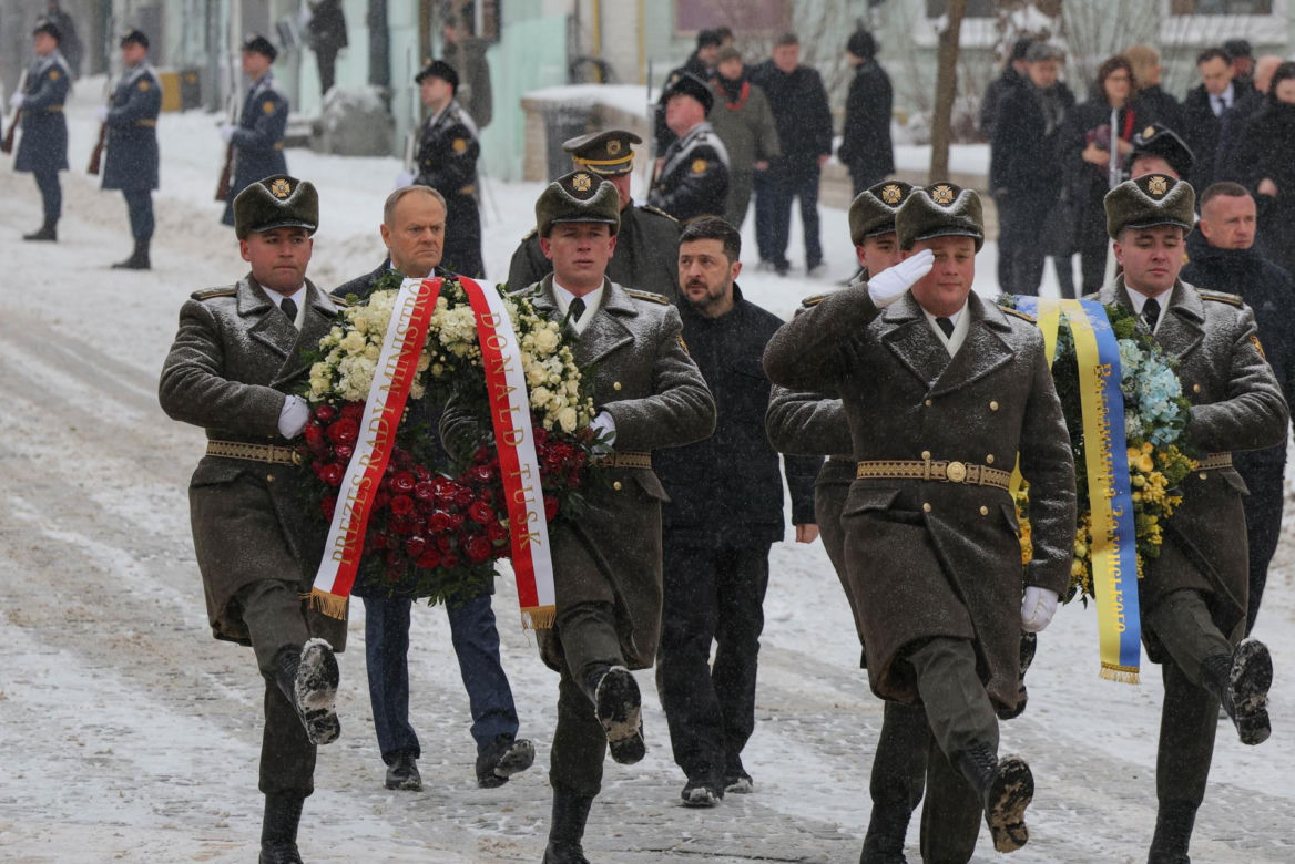 Premier Donald Tusk rozpoczął wizytę w Kijowie. Spotkał się z prezydentem Wołodymyrem Zełenskim