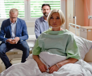 Przepis na życie 5 odcinek 56 (odc. 4). Pola (Edyta Olszówka), Tadeusz (Bartek Świderski), Andrzej (Piotr Adamczyk)