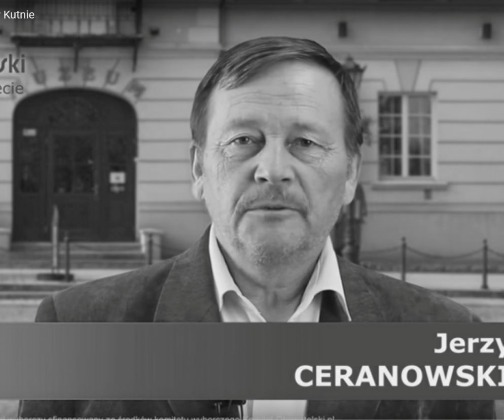 Nie żyje Jerzy Ceranowski, pierwszy demokratycznie wybrany prezydent Kutna