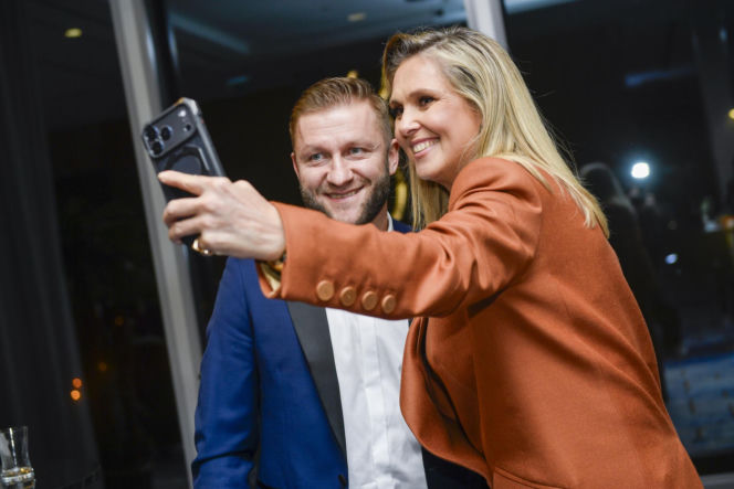 Jakub Błaszczykowski i Ewa Wachowicz na gali