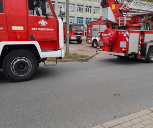 Ewakuacja w ZSP nr 2 w Mińsku Mazowieckim