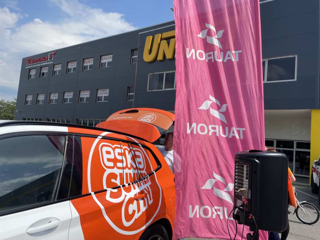 Eska Summer City w Rzeszowie. Spoktanie na parkingu Unimet