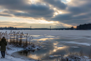 Giżycko 19 grudnia. Czy to już zima, czy tylko jej przymiarka?