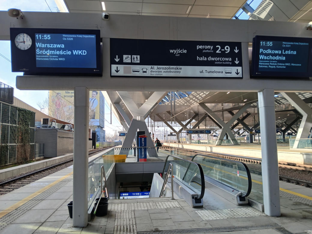 Dworzec PKP Warszawa Zachodnia po przebudowie