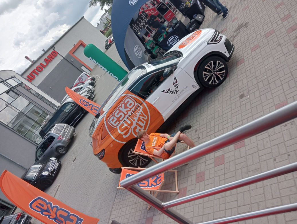 Eska Summer City Olsztyn. Wizyta w Auto Land