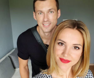 Rafał Buszek z żoną Aleksandrą