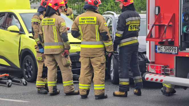 Wypadek w centrum Warszawy. W jednym z aut jechała posłanka Polski 2050