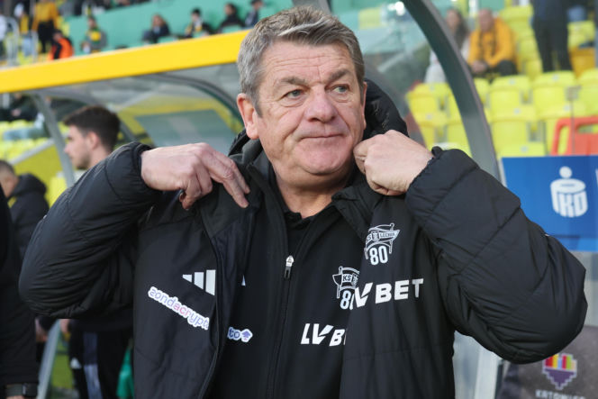 GKS Katowice - Lechia Gdańsk: Zdjęcia kibiców i zawodników z meczu 25. kolejki PKO BP Ekstraklasy