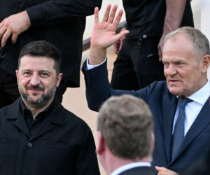 Wołodymyr Zełenski spotkał się z Donaldem Tuskiem