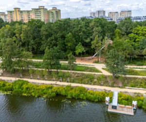 Park Żerański z lotu ptaka