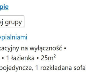 Domki letniskowe