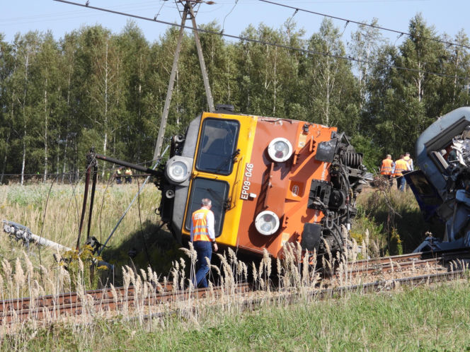 Wstrząsające zdjęcia z katastrofy kolejowej na Mazowszu