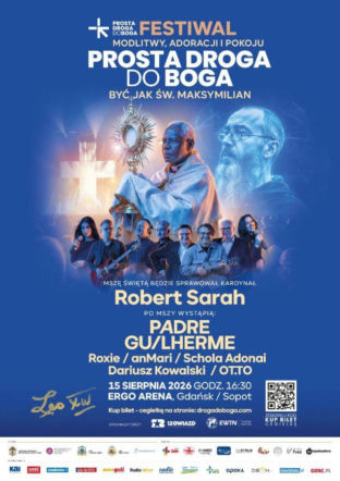 Gdańsk: w sierpniu Festiwal „Prosta Droga do Boga” - gościem kard. Robert Sarah