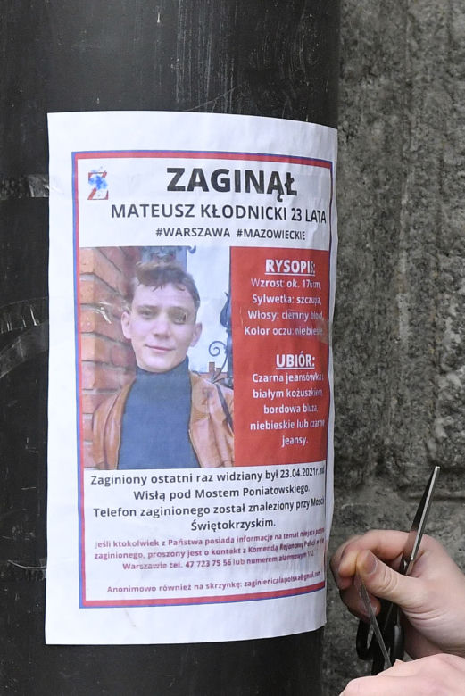 Plakaty stworzone przez rodzinę oraz przyjaciół Mateusza 
